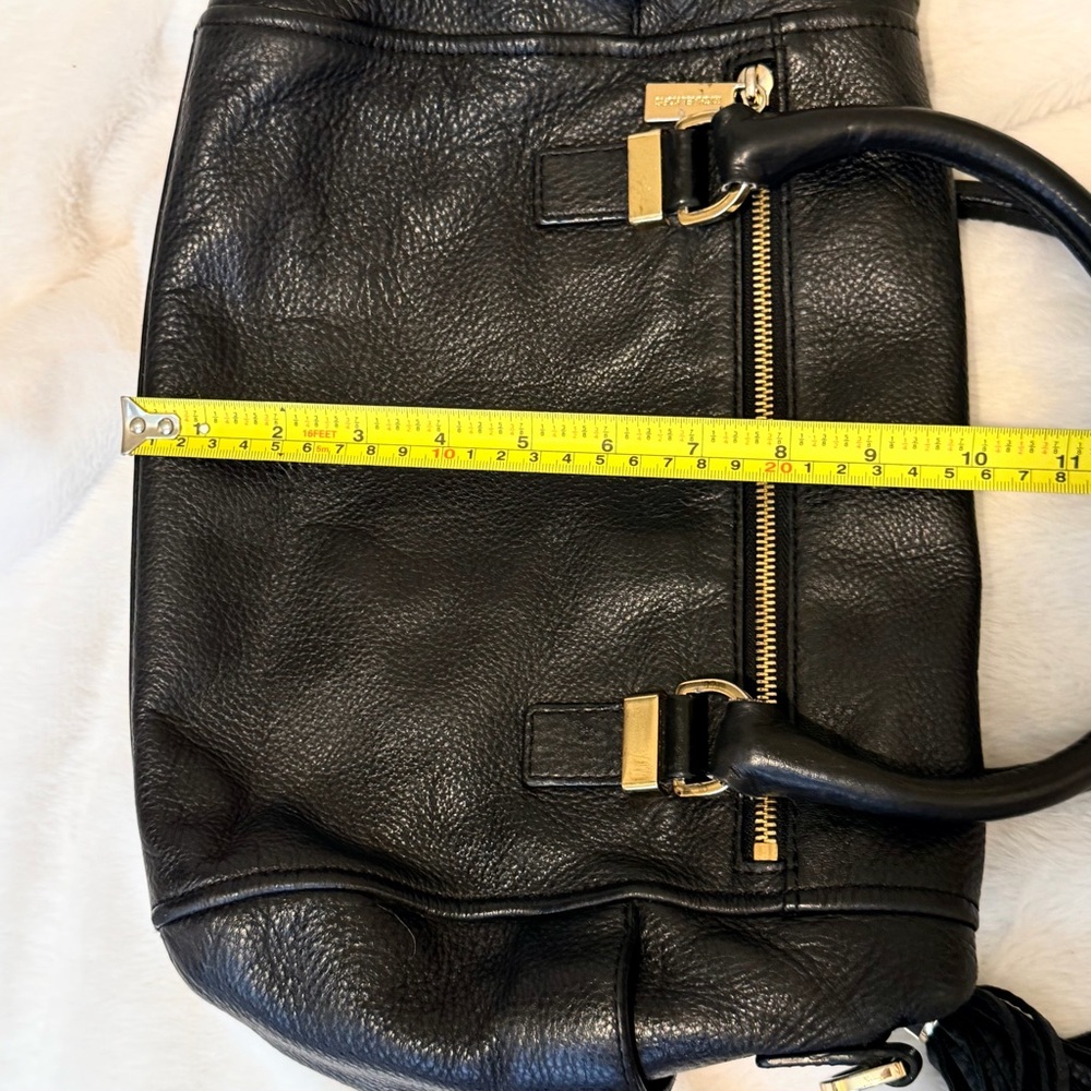 Michael Kors Weston Pebble Leather Foldover Satchel - Picture 15 of 15